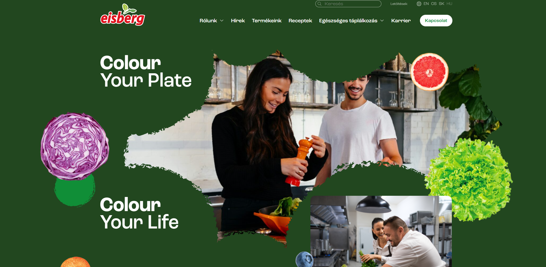 Eisberg - Colour Your Life! Új weboldal a rebranding részeként