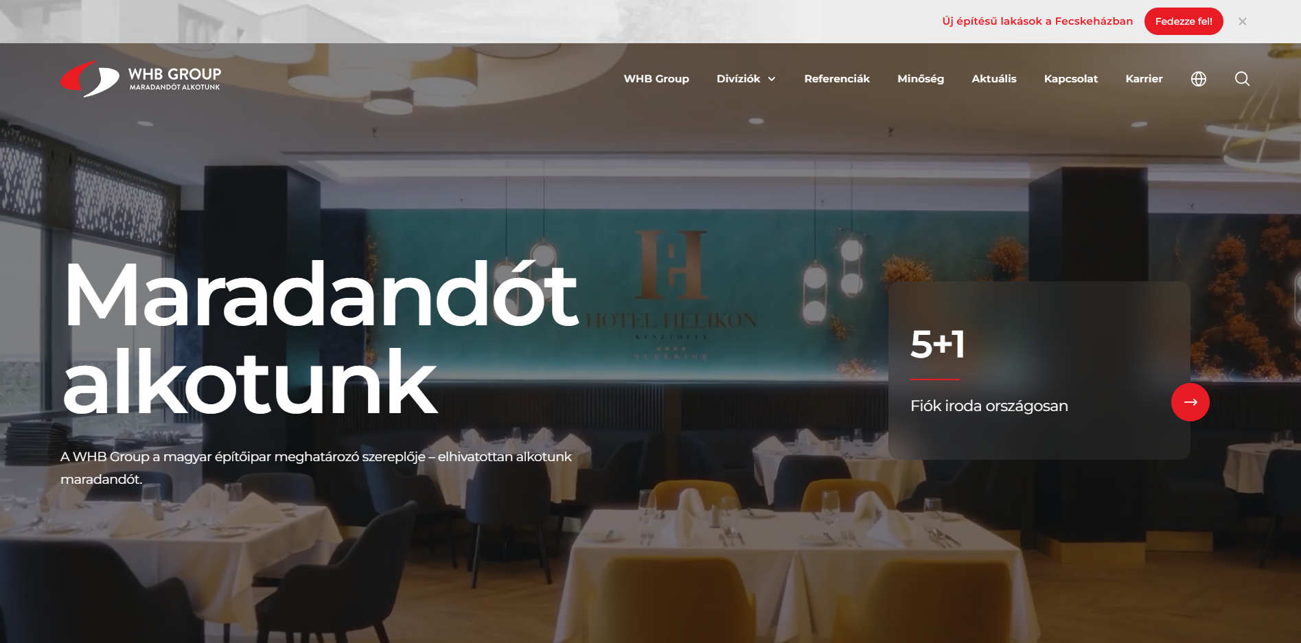 WHB Group - Maradandót alkotunk