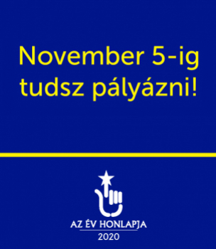 November 5-ig várjuk a nevezéseket!