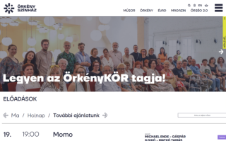 Az Örkény Színház új honlapja: az ügyfélélmény megújításának szolgálatában kiemelt képe