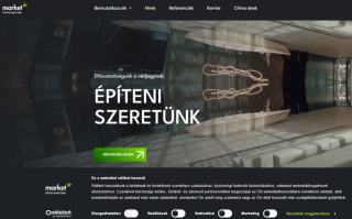 A Market Zrt. weboldala kiemelt képe