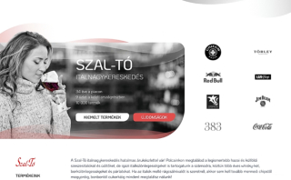 Szal-Tó Italnagykereskedés weboldala kiemelt képe