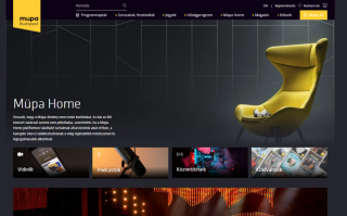 Online jegyértékesítésen innen és túl: a Müpa megújult weboldala kiemelt képe