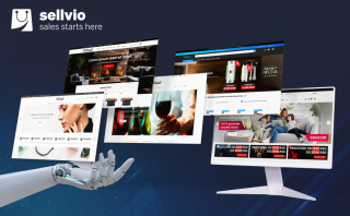 Sellvio - bérelhető webáruházrendszer AI megoldásokkal kiemelt képe