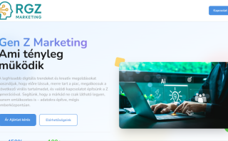Real Gen Z Marketing Weboldal kiemelt képe