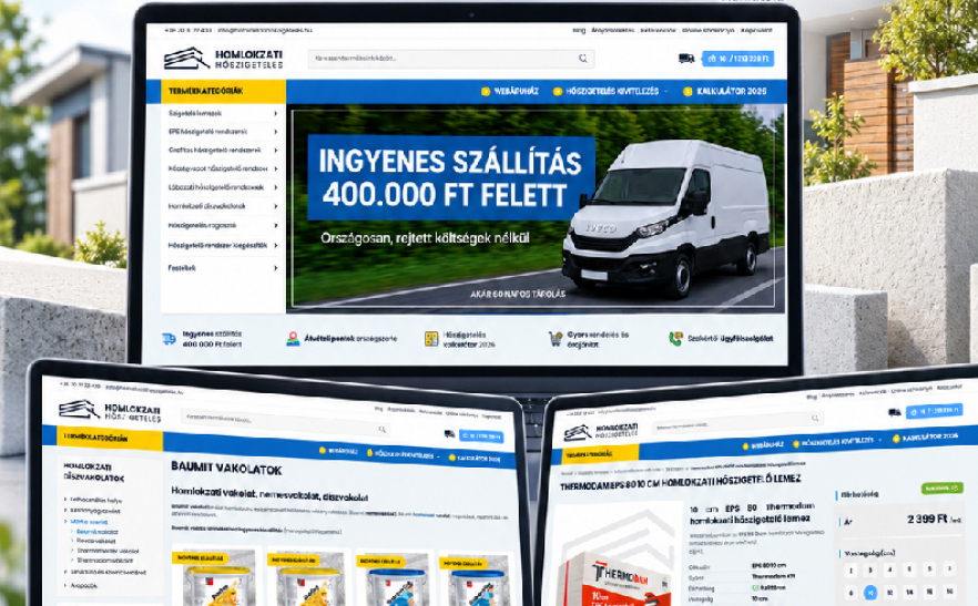 Homlokzati Hőszigetelés.hu – Hőszigetelés webáruház és kivitelezés